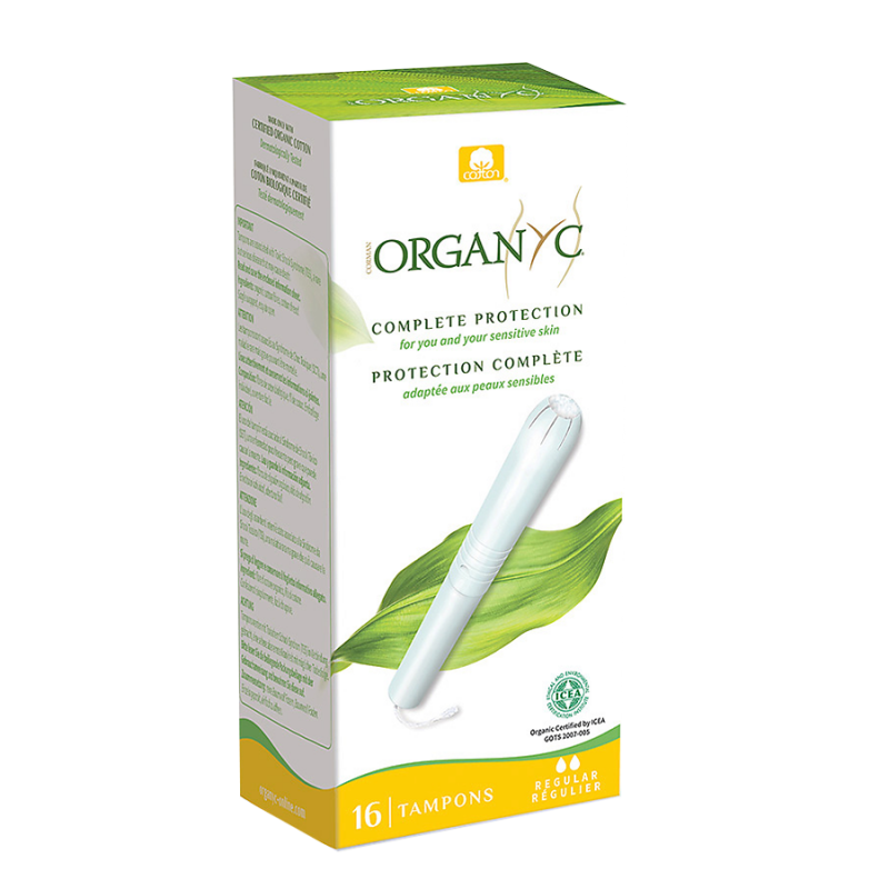 Тампоны с аппликатором Регулар (2 капли) Organyc
